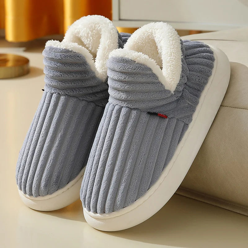 Chaussons Pilou Pilou bleu gris