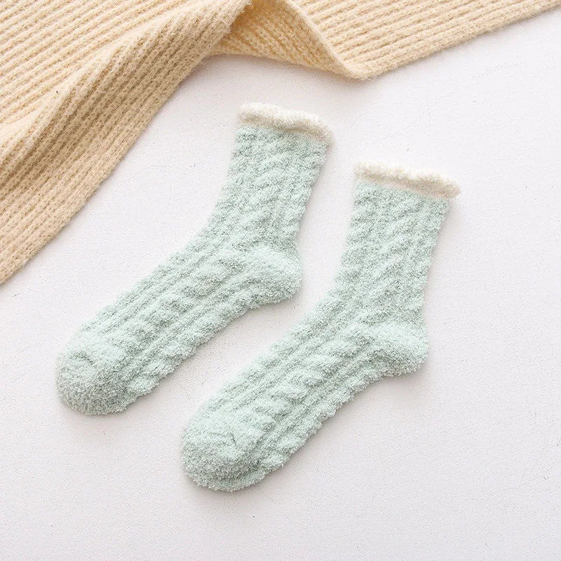 Chaussettes Pilou Pilou vert d'eau